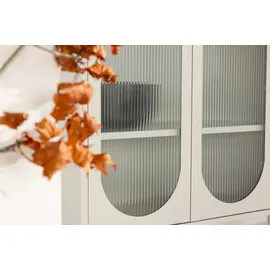 VCM Vitrine Lima 80 x 35 x 180 cm Beige