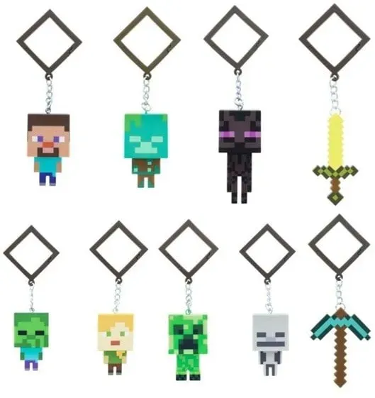 - Minecraft Backpack Buddies (Assorted) - Schlüsselanhänger