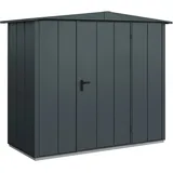 EcoStar Gerätehaus Elegant-S Typ 1 anthrazitgrau 1 flg 258,8 x 121,3 cm