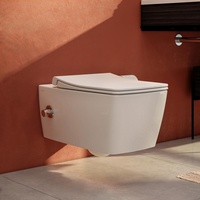 Vitra Aquacare Metropole Wand-Tiefspül-WC-Set mit Bidetfunktion, mit WC-Sitz, 7672B003-6201