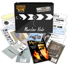 University Games Murder Mystery Party Case Files: Murder Noir deutsche Version