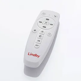 LINDBY Narima 1 LED rund silber/weiß