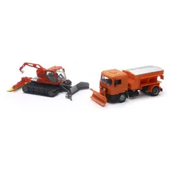 Winter-Set Pistebully und MAN F2000 Schneepflug