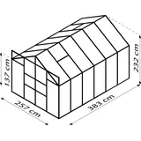 Alu grün ESG 3 mm 9,9 m2