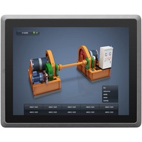 SunKol 15 Zoll lüfterloser Industrie-Panel-PC, All-in-One-Industrie-Embedded-Panel-PC mit kapazitivem Touchscreen, 2 x USB 2.0, 2 x USB 3.0, HDMI, 2 x RS232, LAN (i5-8365U, 8 GB RAM 128 GB SSD)