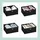 Relaxdays Kommode 85 x 43 x 33 cm Schwarz/Braun