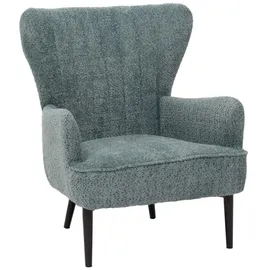 MCW Lounge-Sessel MCW-K37 Chenille 500 g/m2 80 x 80 x 100 cm Blau-Grün