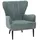 MCW Lounge-Sessel MCW-K37 Chenille 500 g/m2 80 x 80 x 100 cm Blau-Grün