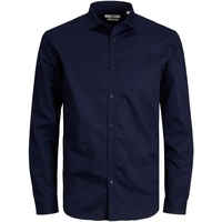 JACK & JONES Hemd CARDIFF Slimfit Langarmhemd aus Baumwolle
