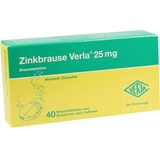 VERLA Zinkbrause Verla 25 mg Brausetabletten 40 St.