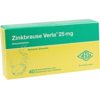 VERLA Zinkbrause Verla 25 mg Brausetabletten 40 St.