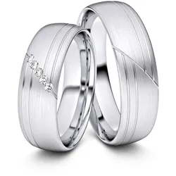 Trauringe Erlangen 333er Weiflgold - 6971