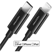 DeleyCON MK4247 Lightning-Kabel 1 m Schwarz