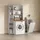 livinity® Waschmaschinenschrank Paolina 66 x 88,2 cm Weiß/Artisan