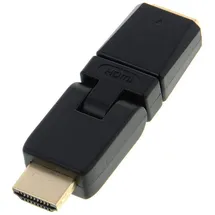 goobay HDMI-Adapter HDMI A-Buchse auf HDMI A-Stecker abwinkelbar