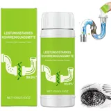 Leistungsstarkes Tägliches Rohrreinigungspulver,Abflussreiniger Schaum Extra Stark,Starkes Rohrreinigungspulver,Pipeline Baggermittel,Schnellwirkender Tragbare Rohrreiniger Pulver für Abflüsse (1PC)