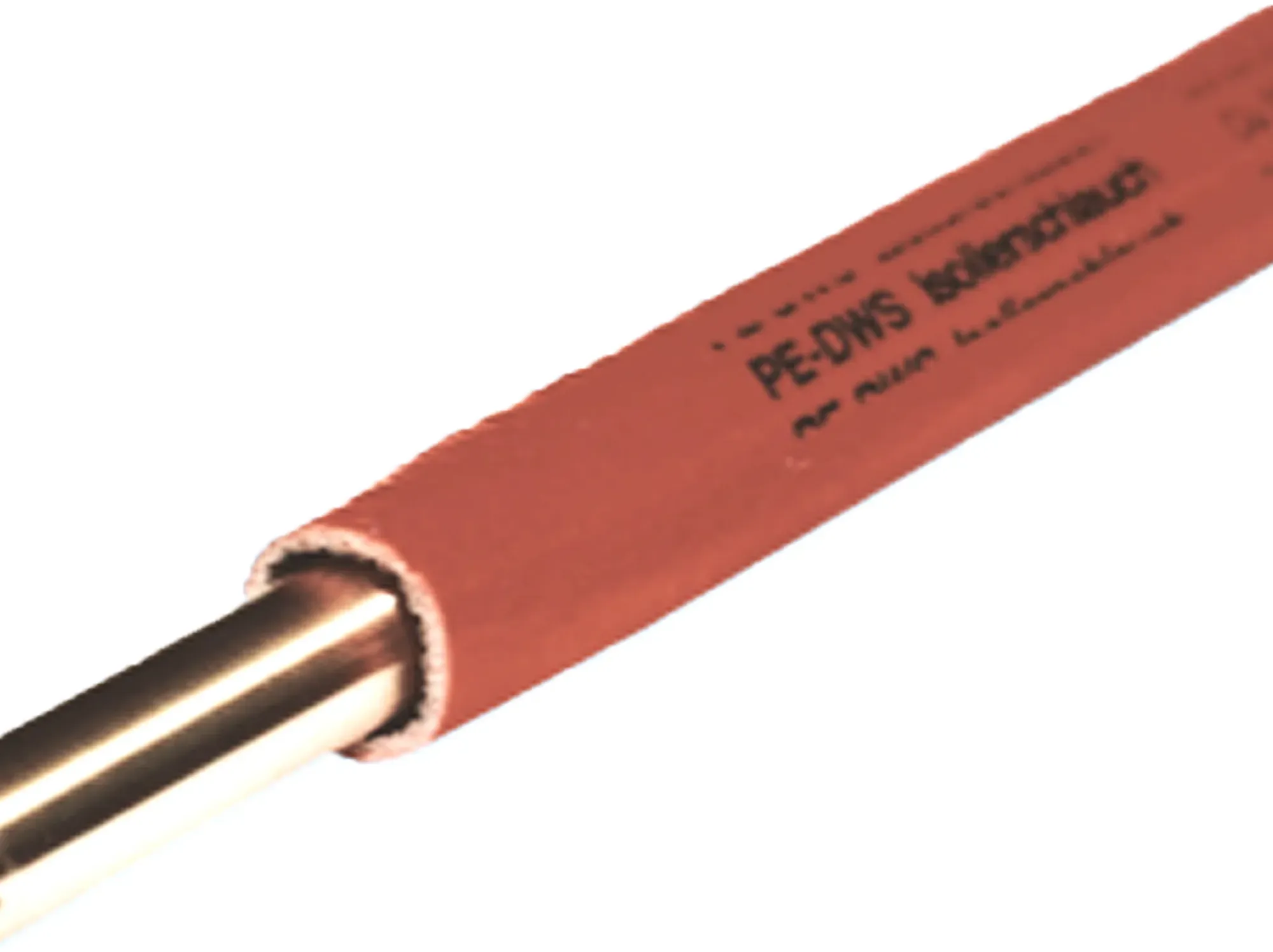 PE Isolierschlauch Schutzschlauch 15x4mm, Länge:10m rot