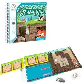 SmartGames Down The Rabbit Hole Magnetisches Puzzle Spiel 5+ Jahre
