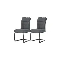 xonox.home Schwingstuhl grau 2er Set