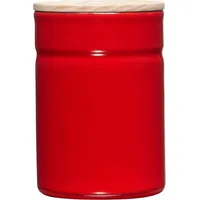 Riess Küchenbehälter mit Holzdeckel 0,5l R2172213 - Rot