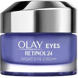 Olay Eyes Retinol24 Nacht-Augencreme, Augenpflege für Glatte und Strahlende Haut, Parfümfrei