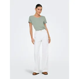 Jdy Kurzarmshirt JDYSISSY S/S O-NECK TOP JRS grün XS (34)