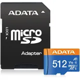 A-Data ADATA Premier 512GB microSDXC (UHS-I U1, Class 10, V10, A1)