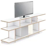 Tojo Regalsystem 160 x 35 x 37,5 cm Weiß