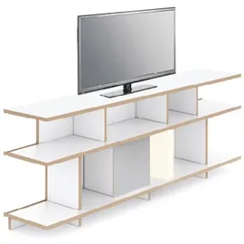 Tojo Regalsystem 160 x 35 x 37,5 cm Weiß