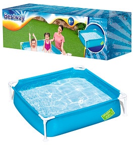 Bestway® Frame-Pool Family 365,0 l blau 122,0 x 122,0 x 30,5 cm