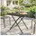 Outsunny Gartentisch klappbar 70 x 70 x 72 cm Schwarz