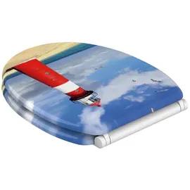 Sanilo Bad-Accessoire-Set »Leuchtturm«, 3-teilig - blau