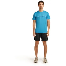 Icebreaker Merino 150 Tech Lite Range Stripes Blau L