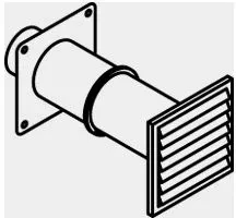 Viessmann Außenluft-Ansauggitter DN 160 9562053