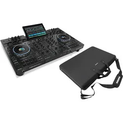 DENON DJ Prime 4+ 4-DECK STANDALONE DJ-CONTROLLER MIT AMAZON MUSIC + Mamgma CTRL Case