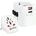 Reiseadapter Pro Light USB Weiß