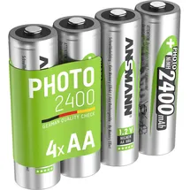 Ansmann Photo NiMH Akku Mignon AA 4 St.