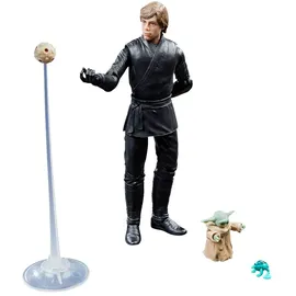 Hasbro Star Wars Actionfigur Luke Skywalker und Grogu 15 cm - Schwarz/Mehrfarbig