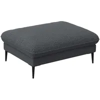 flexlux Pouf Salino 100% Polyester 97 x 43 x 76 cm Grau/Schwarz