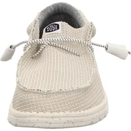 HEYDUDE Wally Sport Mesh Herren Beige/Weiß 43