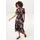 Aniston CASUAL Sommerkleid Schwarz/Rosa 46