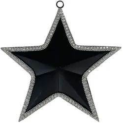 Dekohänger Tamin Stern schwarz 10cm