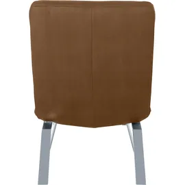 W.Schillig Relaxliege daily dreams Leder 75 x 91 x 170 cm Braun mit Kissen