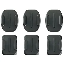 GoPro Klebehalterungen gebogen + gerade