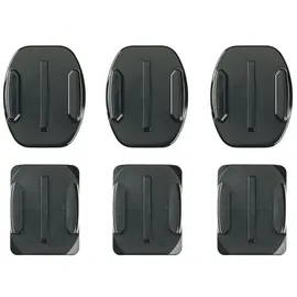 GoPro Klebehalterungen gebogen + gerade