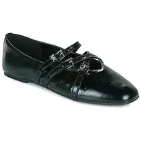 Michael Kors Ballerinas Indy Flex Aus Leder - Schwarz