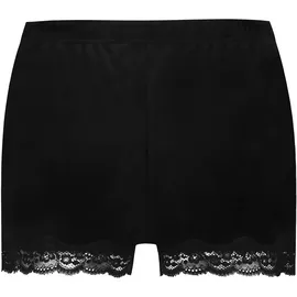 Hunkemöller Pyjama-Shorts Schwarz XL