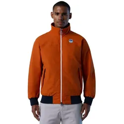North Sails Übergangsjacke Original Sailor (Stehkragen, wasserabweisend) orange Herren