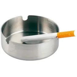 Edelstahl Aschenbecher Ø 8Cm.