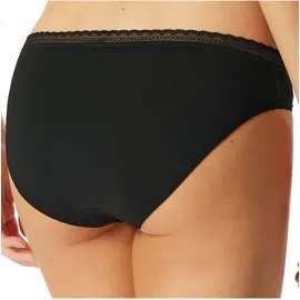 SCHIESSER Slip 3 St. Schwarz/Grau/Weiß S